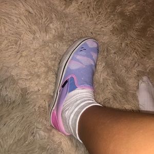 Hand painted slip-on vans